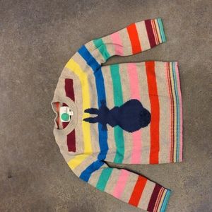 Mini Boden Bunny Sweater 6-7